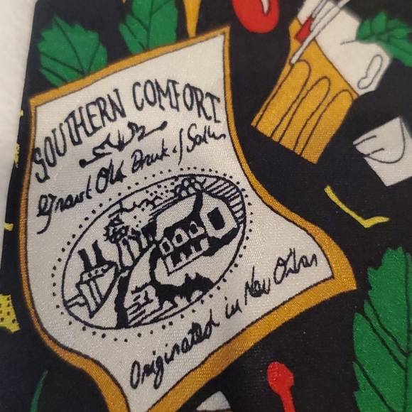 100% Silk Neck Tie Cocktails Motifs - Picture 4 of 8